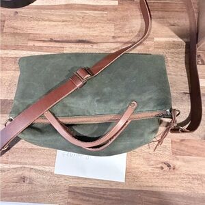 Convertible Green Crossbody Bag